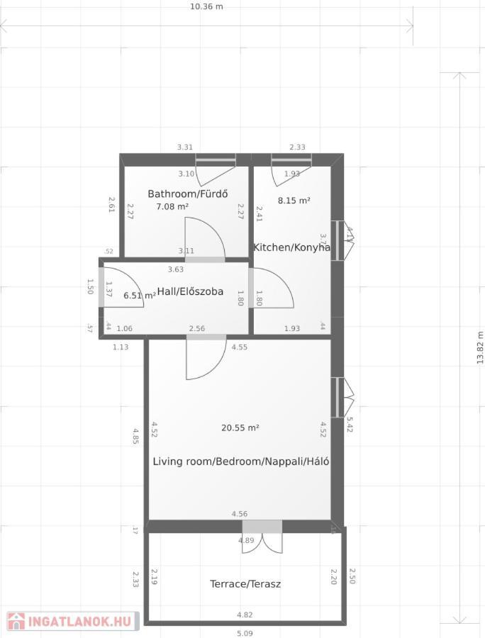 Bellevue Apartment With Ac & Heating & Terrace Budapest Luaran gambar